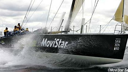 The new VO70 leaves Newcastle to tackle the third leg of the Volvo Ocean Race